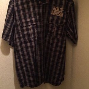 XXL Harley Davidson short sleeve button down